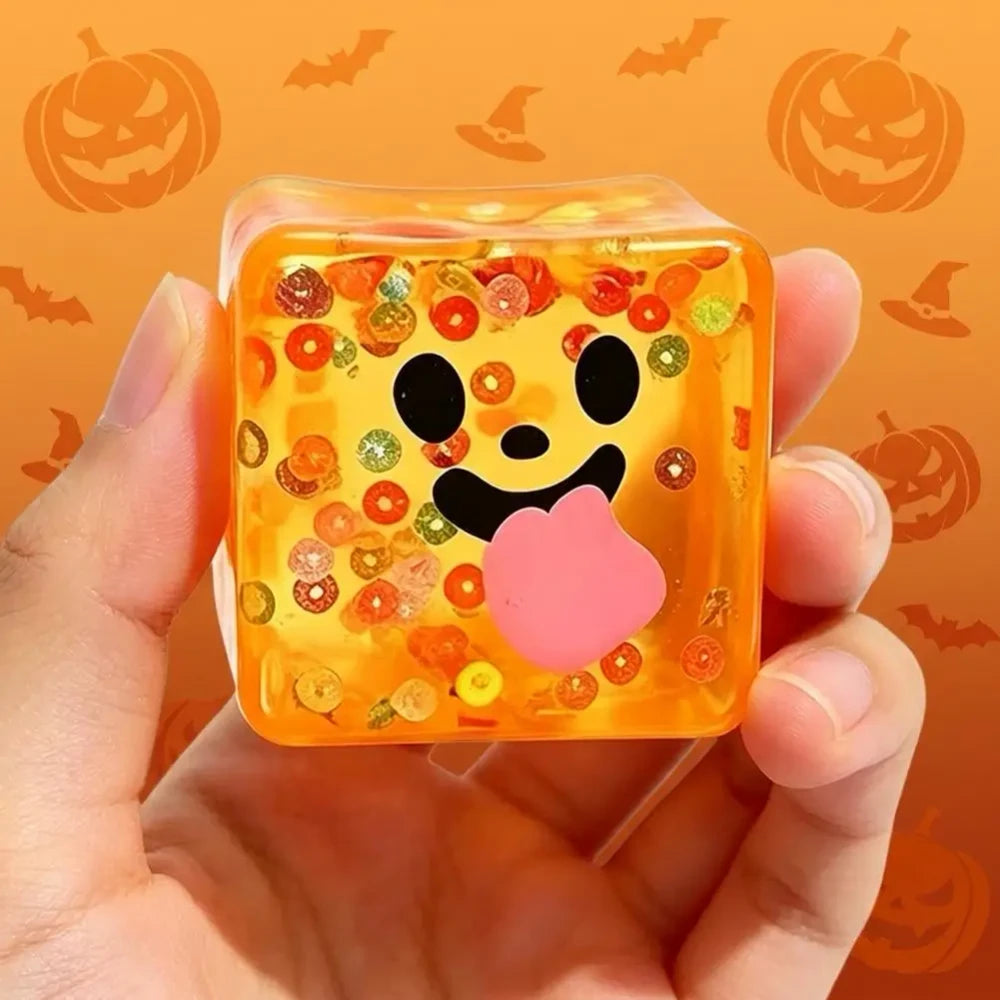 Luminous Halloween Squishy Cube