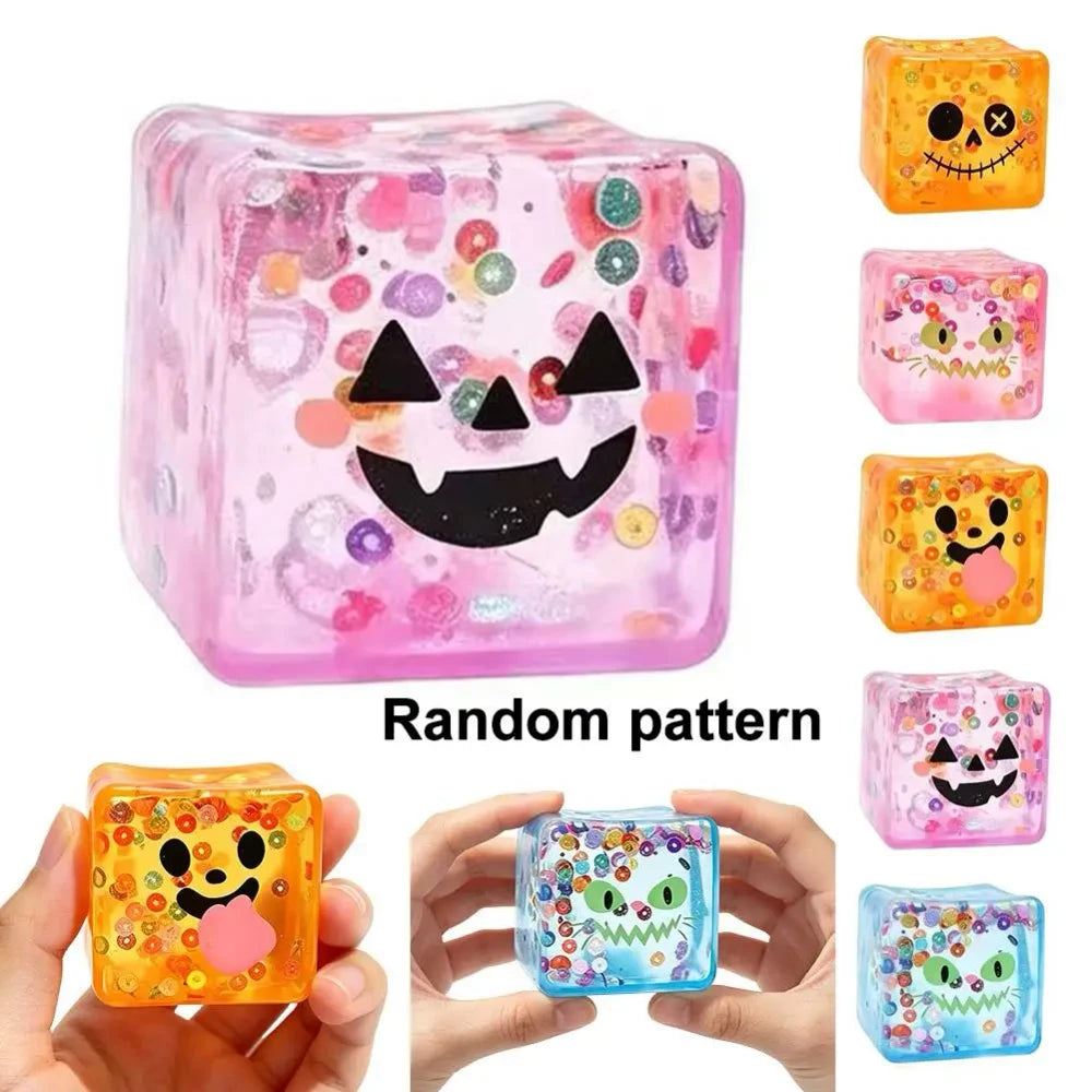 Luminous Halloween Squishy Cube