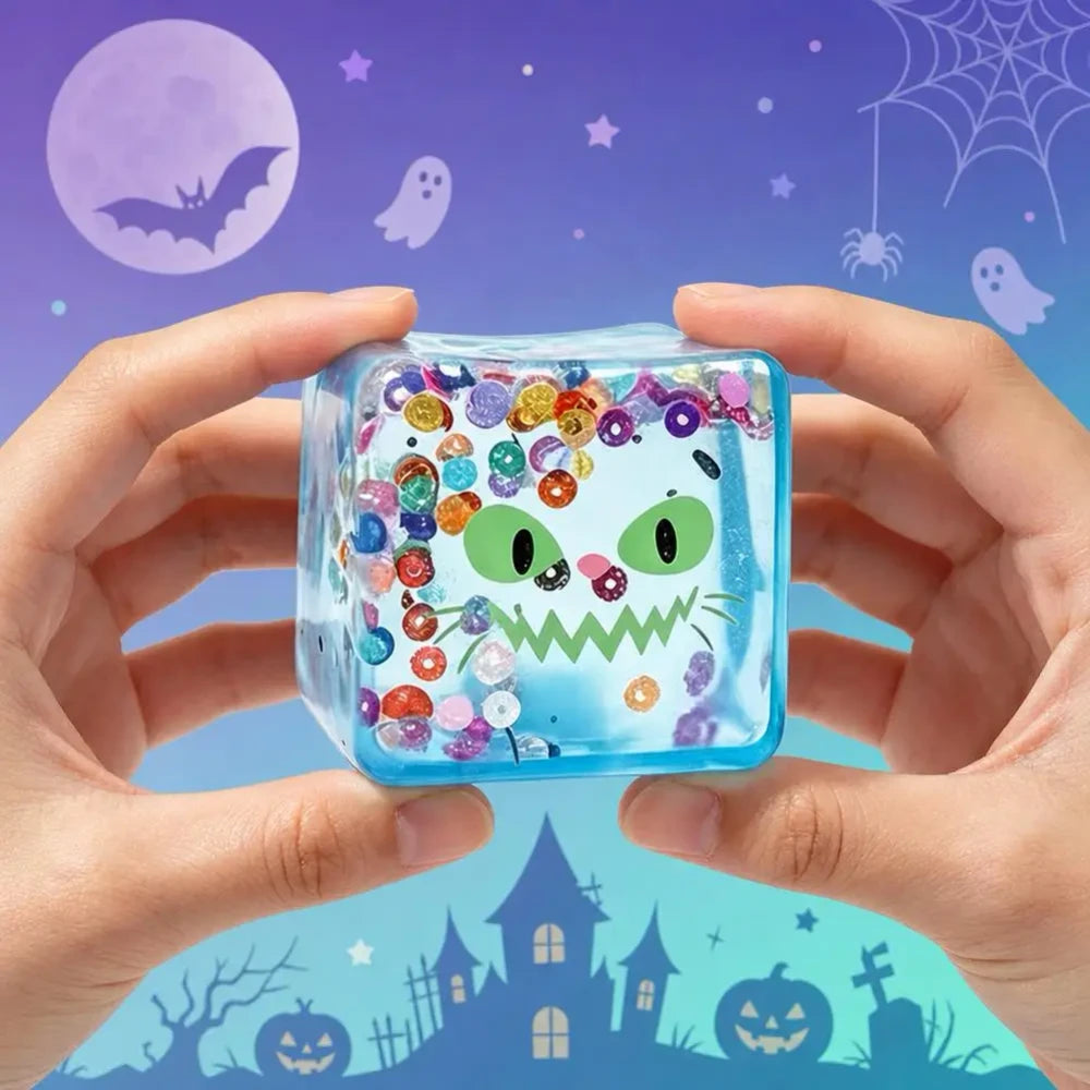 Luminous Halloween Squishy Cube