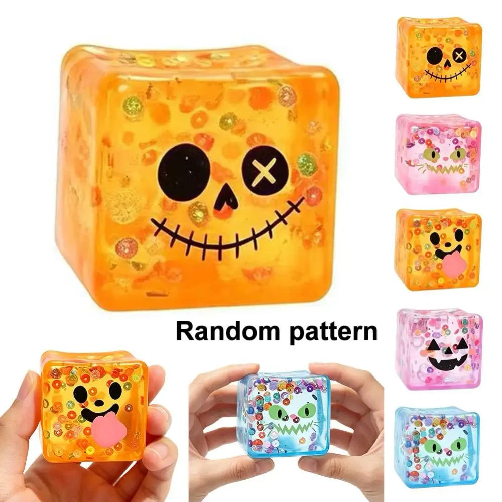 Luminous Halloween Squishy Cube