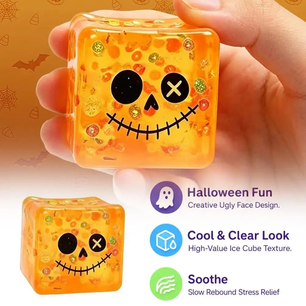 Luminous Halloween Squishy Cube