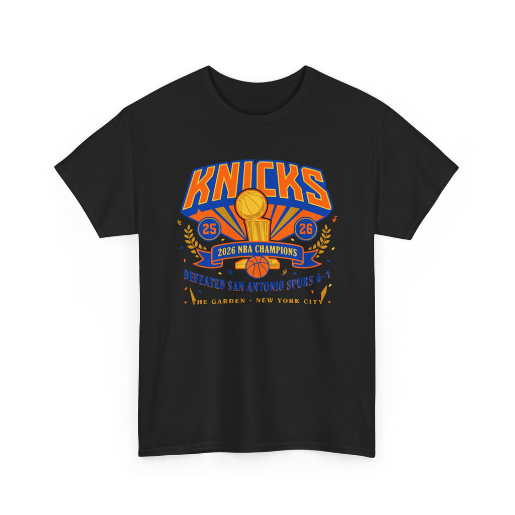 Knicks 2026 NBA Champions T-Shirt — New York Knicks Championship Souvenir Tee