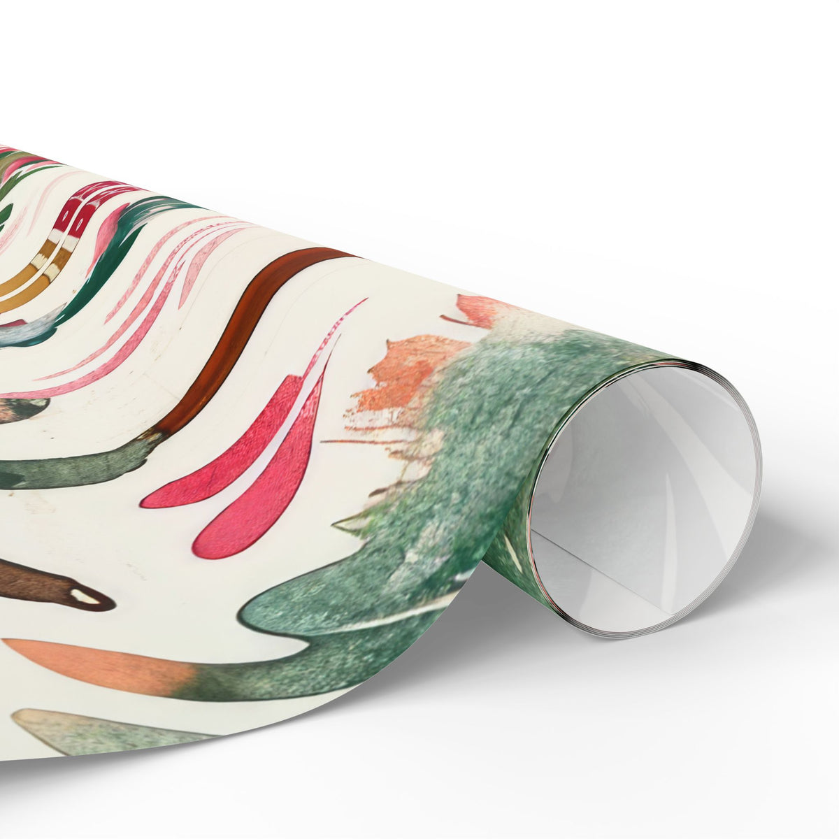 Nutcracker & Watercolor Christmas Tree Wrapping Paper
