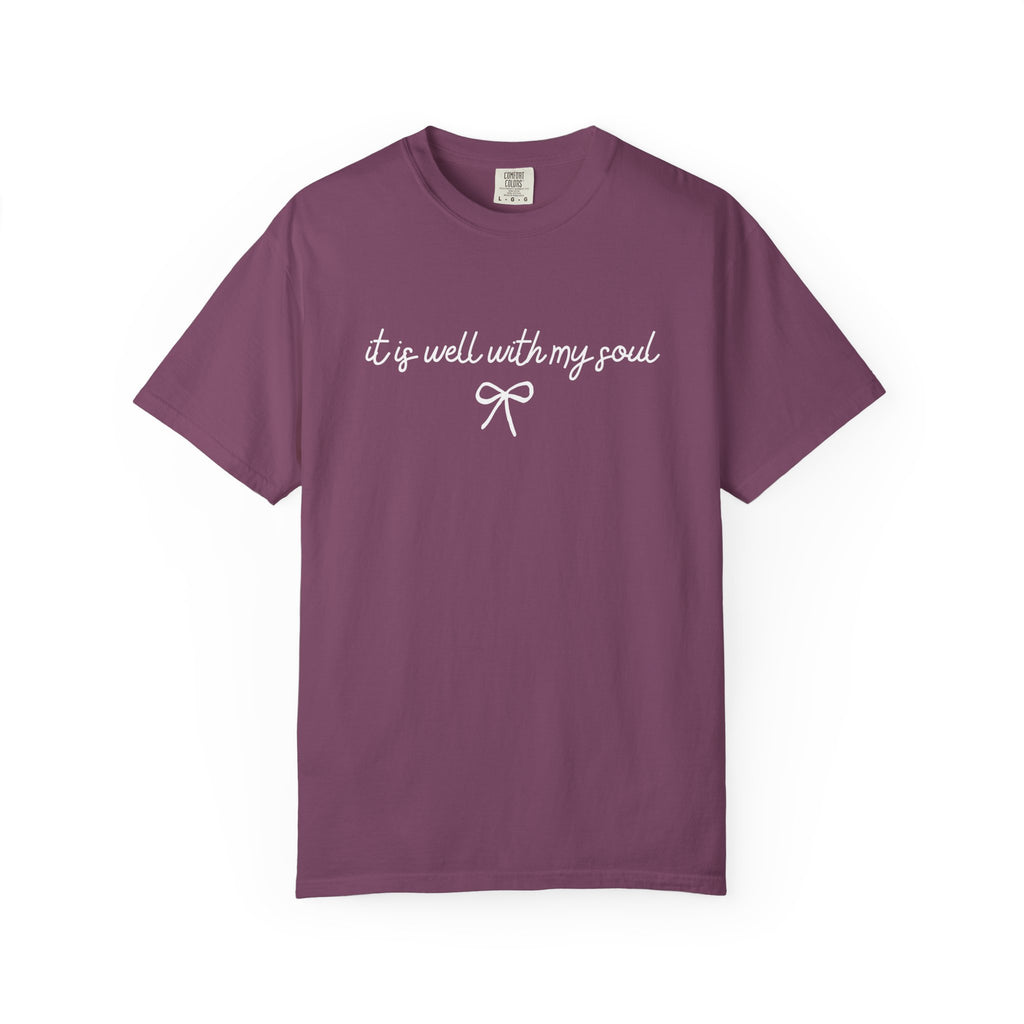 It Is Well With My Soul T-Shirt — Inspirational Faith Graphic Tee
