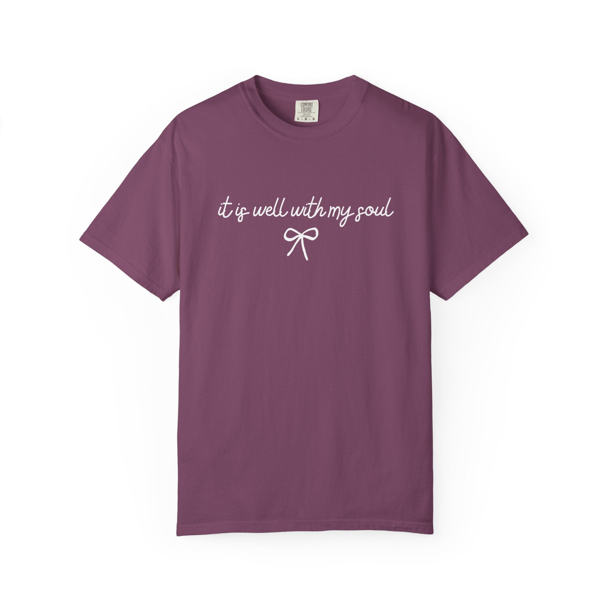 It Is Well With My Soul T-Shirt — Inspirational Faith Graphic Tee