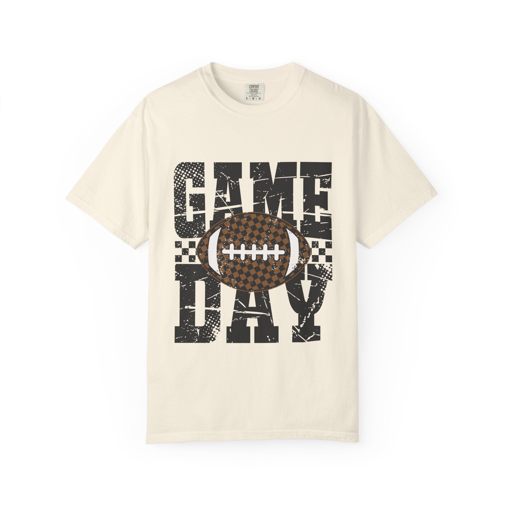 Game Day Football T-Shirt — Vintage Grunge School Spirit Tee