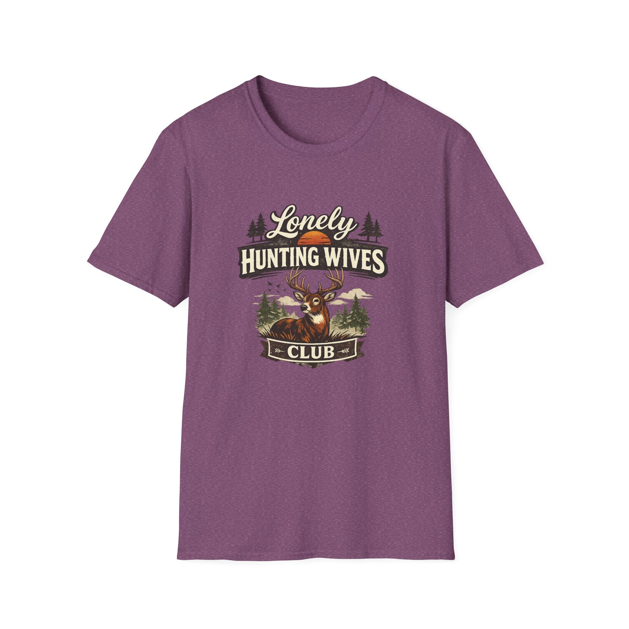 Lonely Hunting Wives T-Shirt — Funny Hunting Wife Graphic Tee