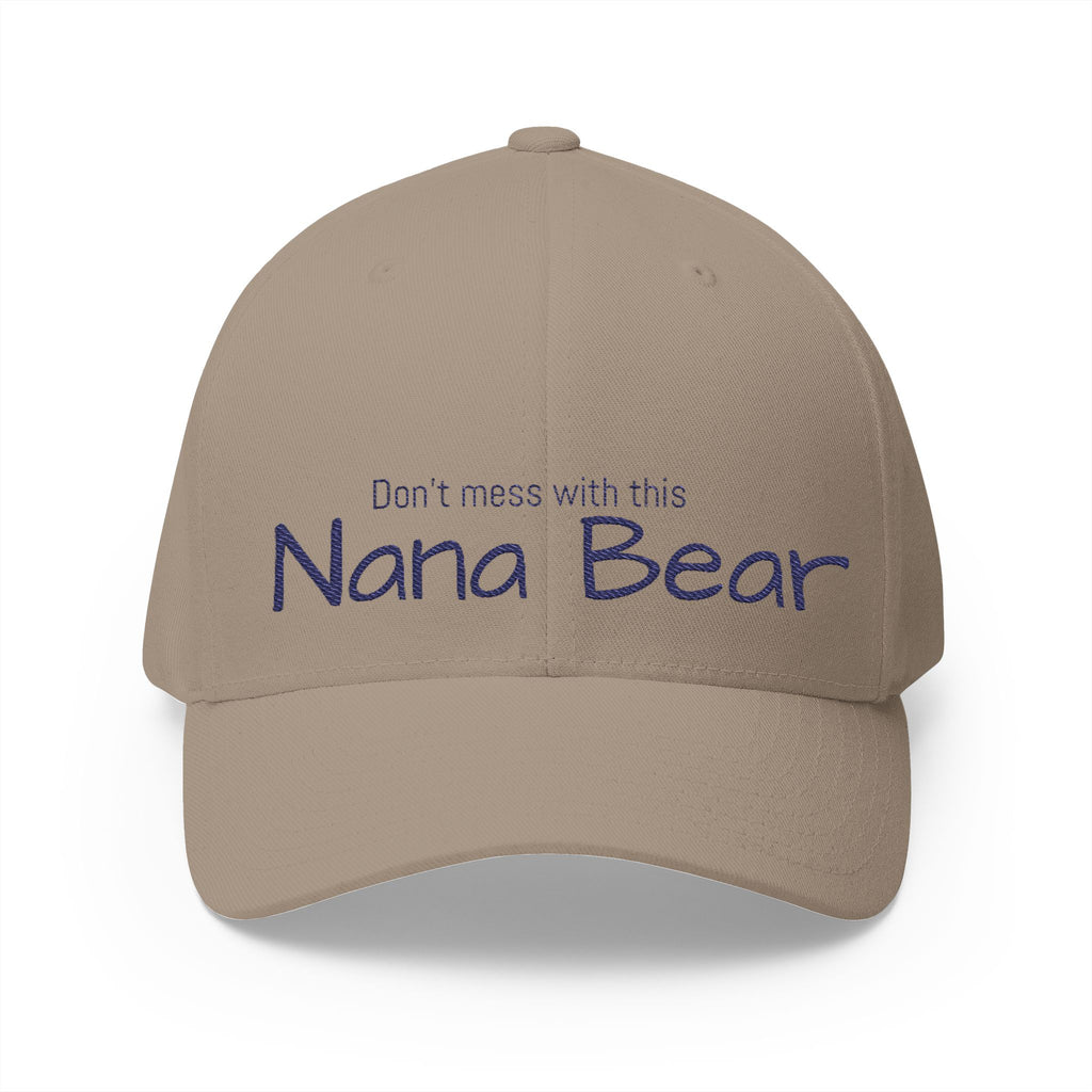 Nana Bear Embroidered Cap — "Don't Mess With This Nana Bear" Hat