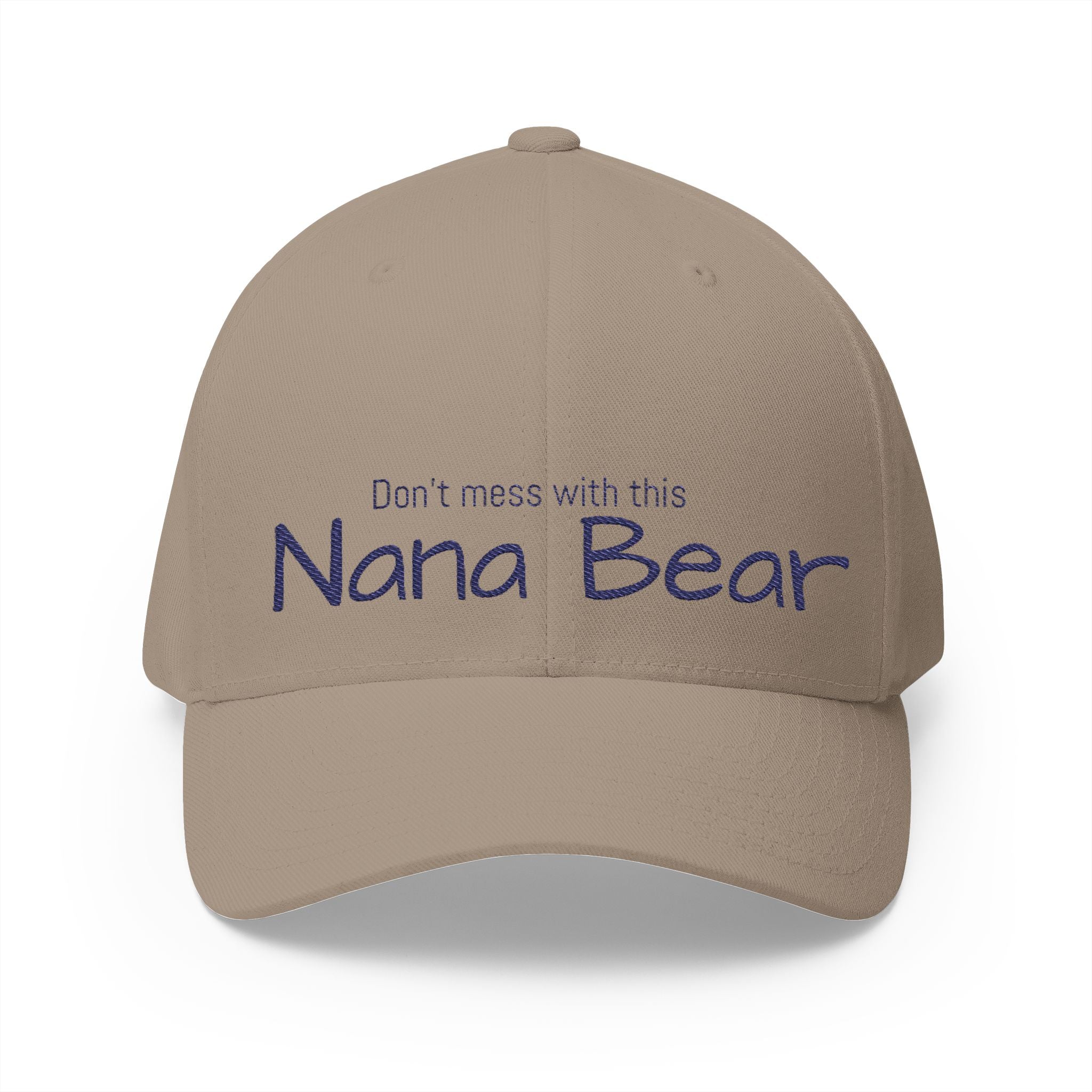 Nana Bear Embroidered Cap — "Don't Mess With This Nana Bear" Hat