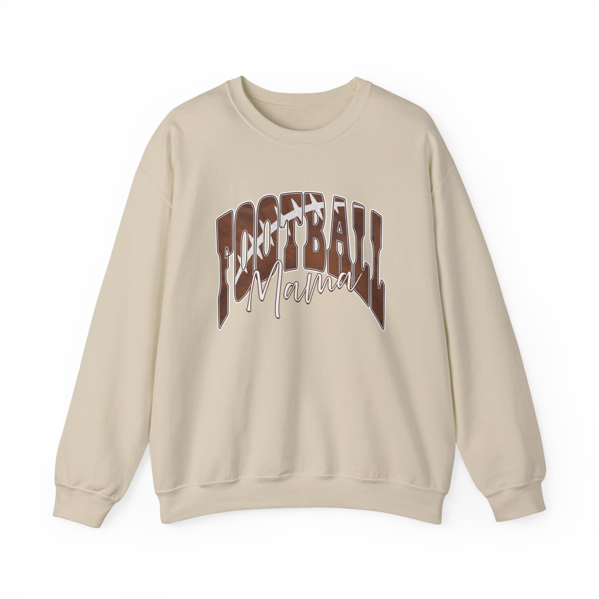 Football Mama Crewneck Sweatshirt – Retro Script Football Mom Pullover