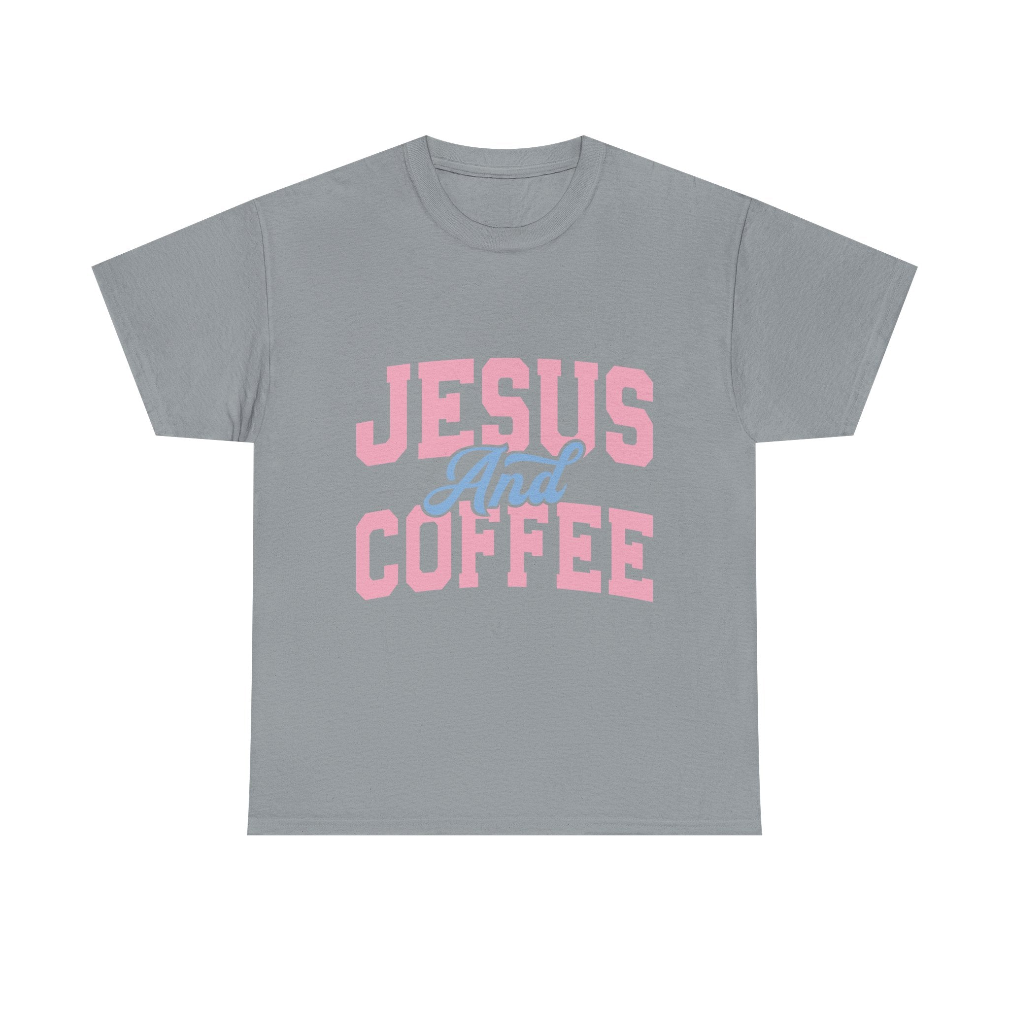 Jesus And Coffee T-Shirt — Christian Graphic Tee for Coffee Lovers