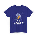 Salty Raincoat Girl T-Shirt - Retro Umbrella Graphic Tee