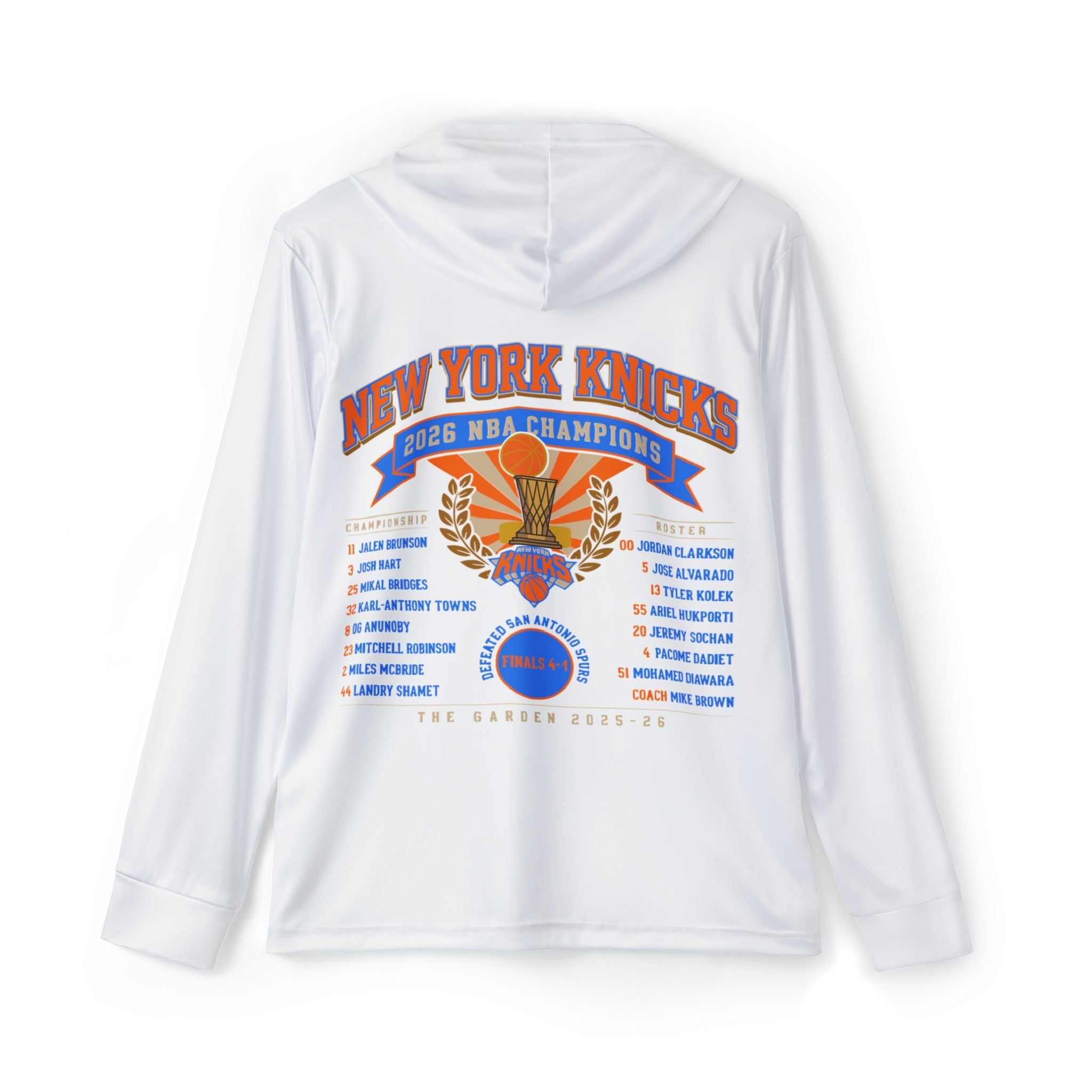 Knicks 2026 NBA Champions Hoodie — Commemorative Warmup Pullover