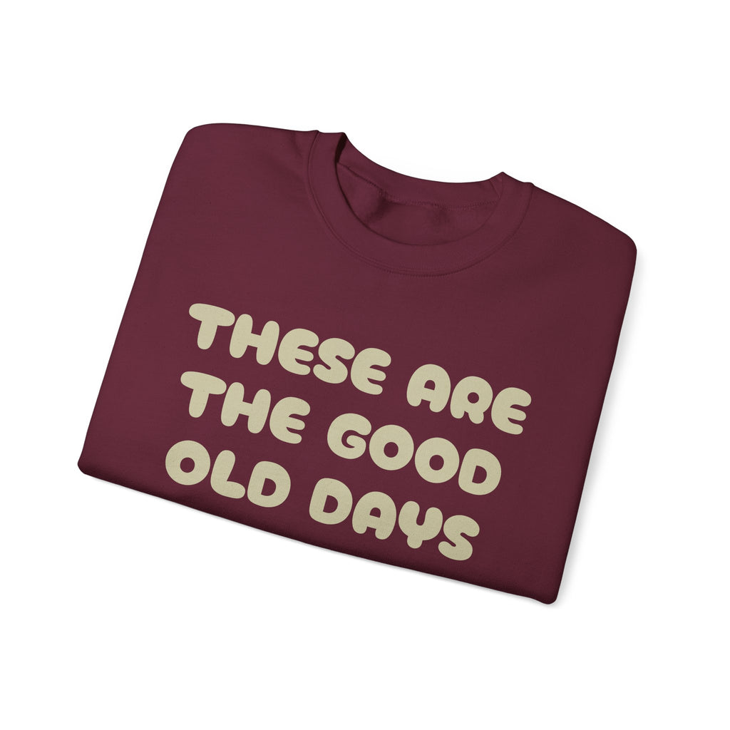 These Are the Good Old Days Nostalgic Sweatshirt