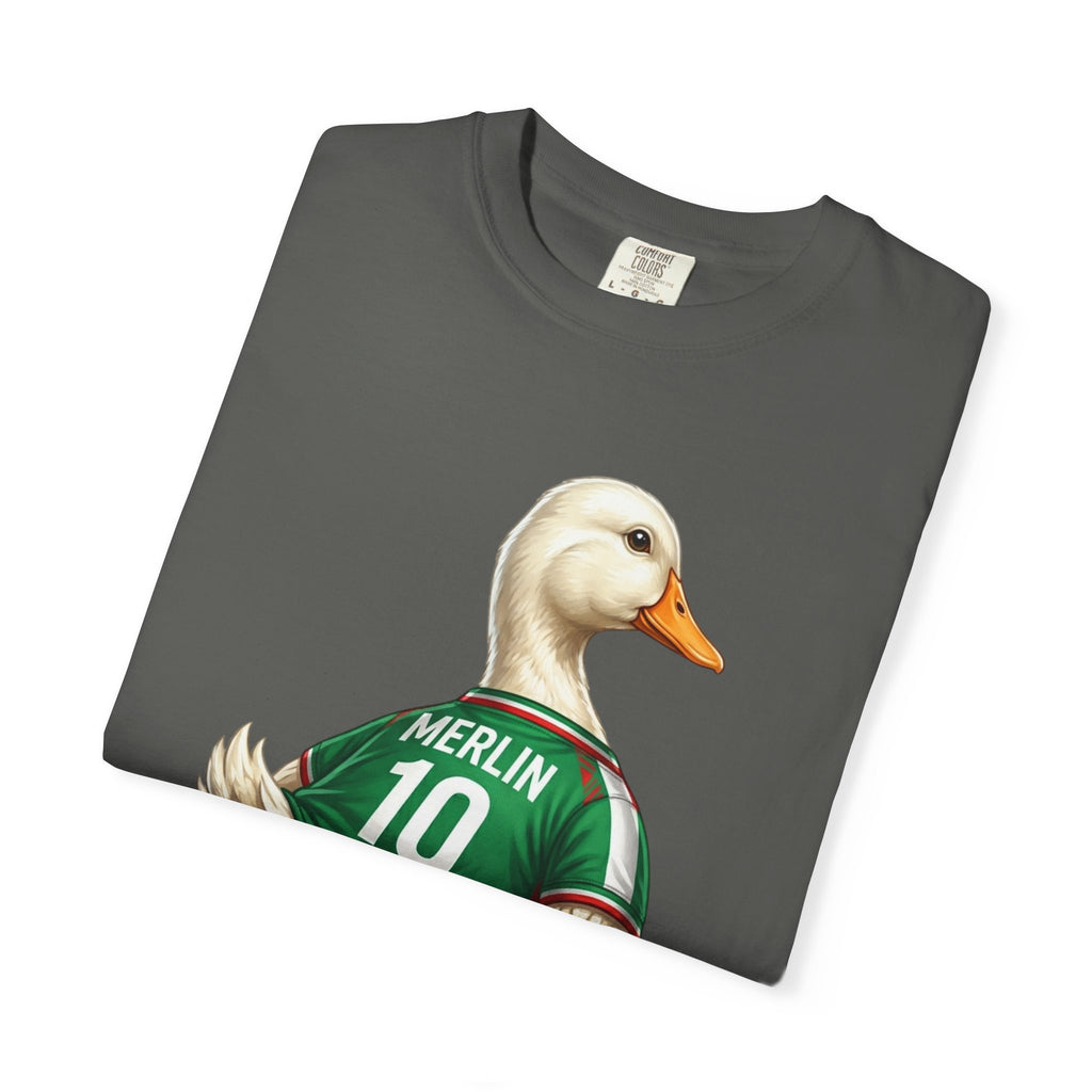 Merlin the Duck Mexican Soccer Mascot T-Shirt — World Cup Fan Tee
