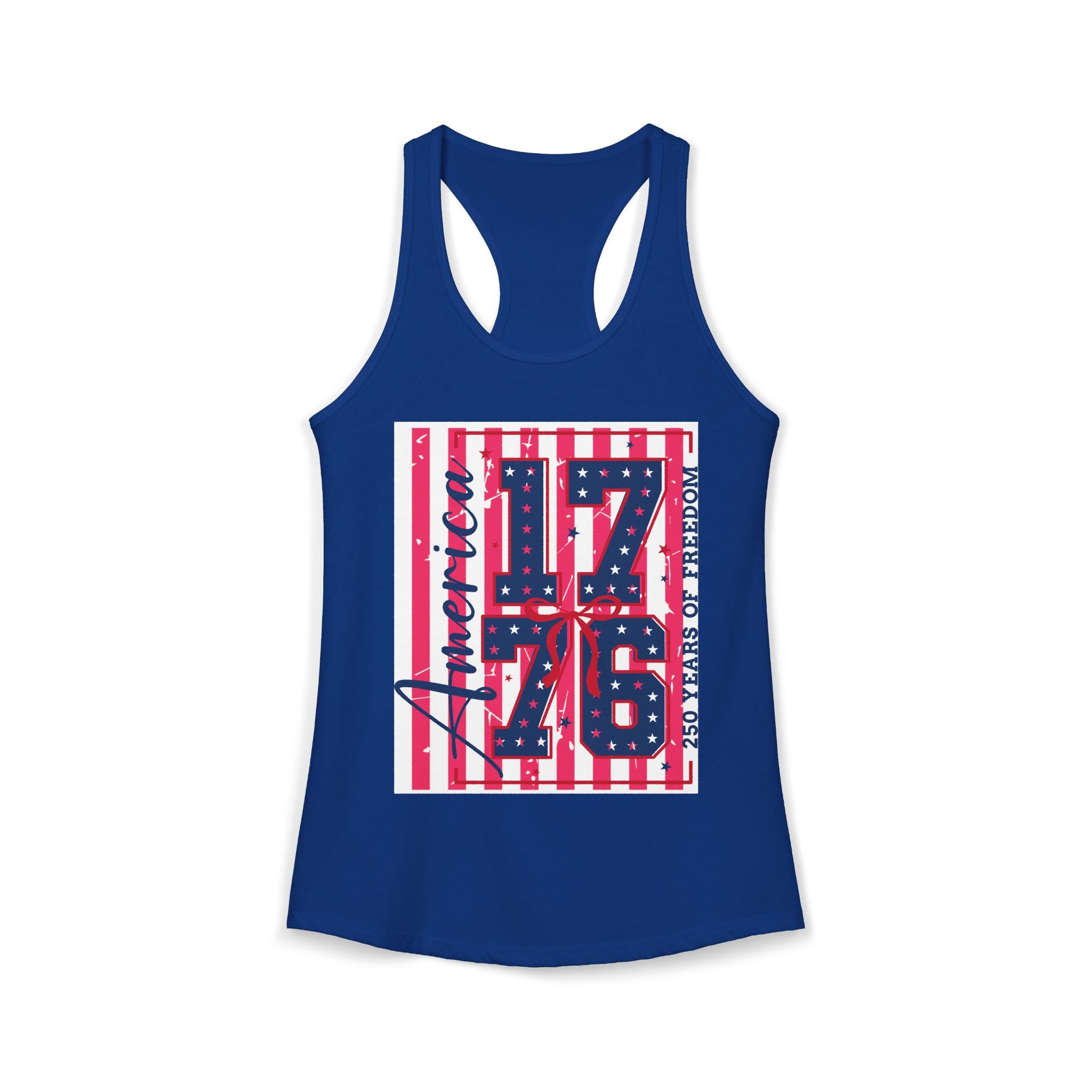 America 250th Birthday Racerback Tank — 250th Birthday of America Tank Top