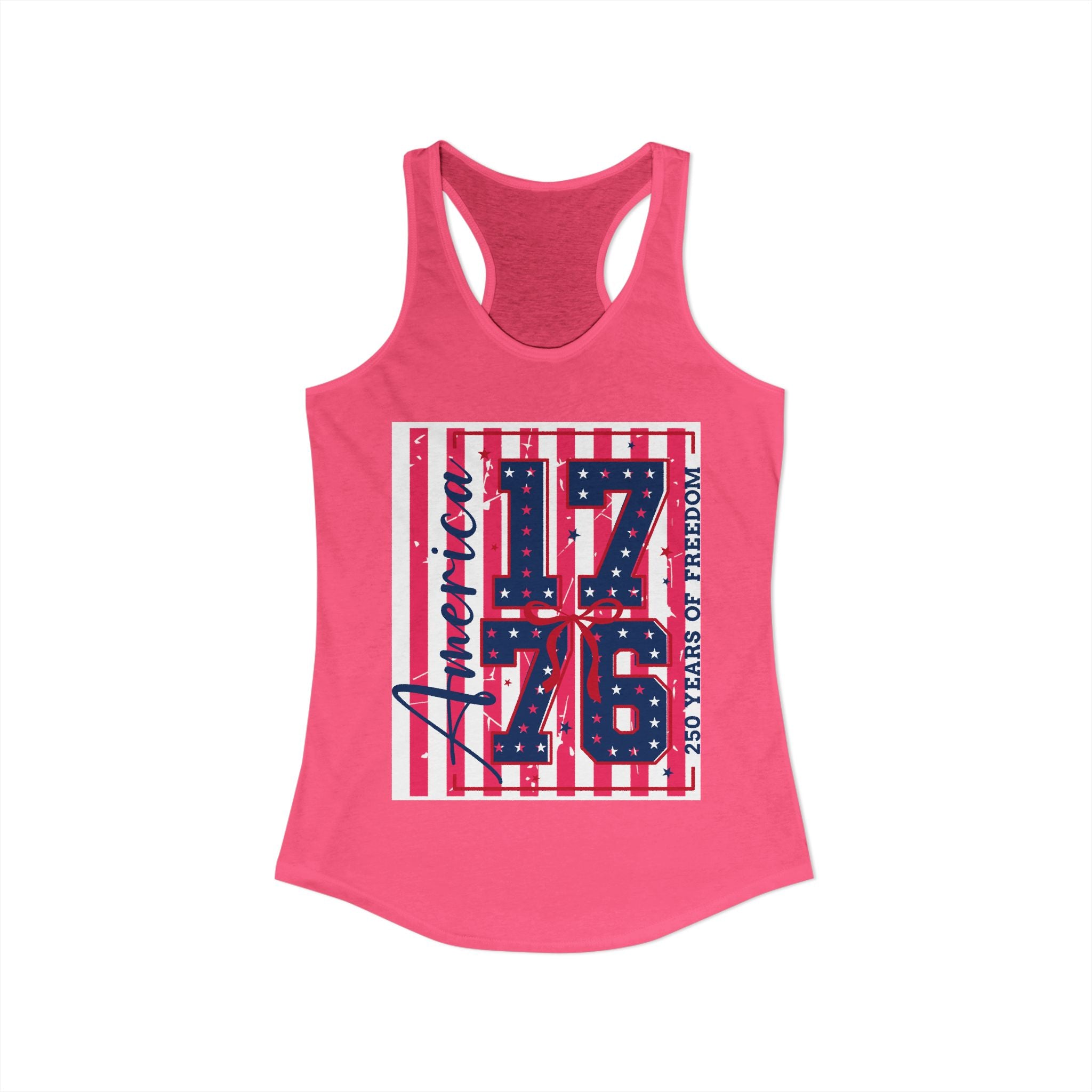 America 250th Birthday Racerback Tank — 250th Birthday of America Tank Top