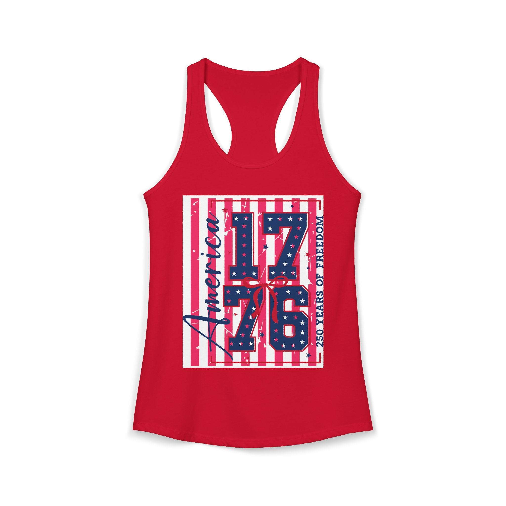 America 250th Birthday Racerback Tank — 250th Birthday of America Tank Top
