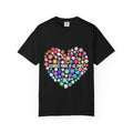 T-Shirt — "Celebrate Minds of All Kinds" Floral Heart Autism Awareness Tee