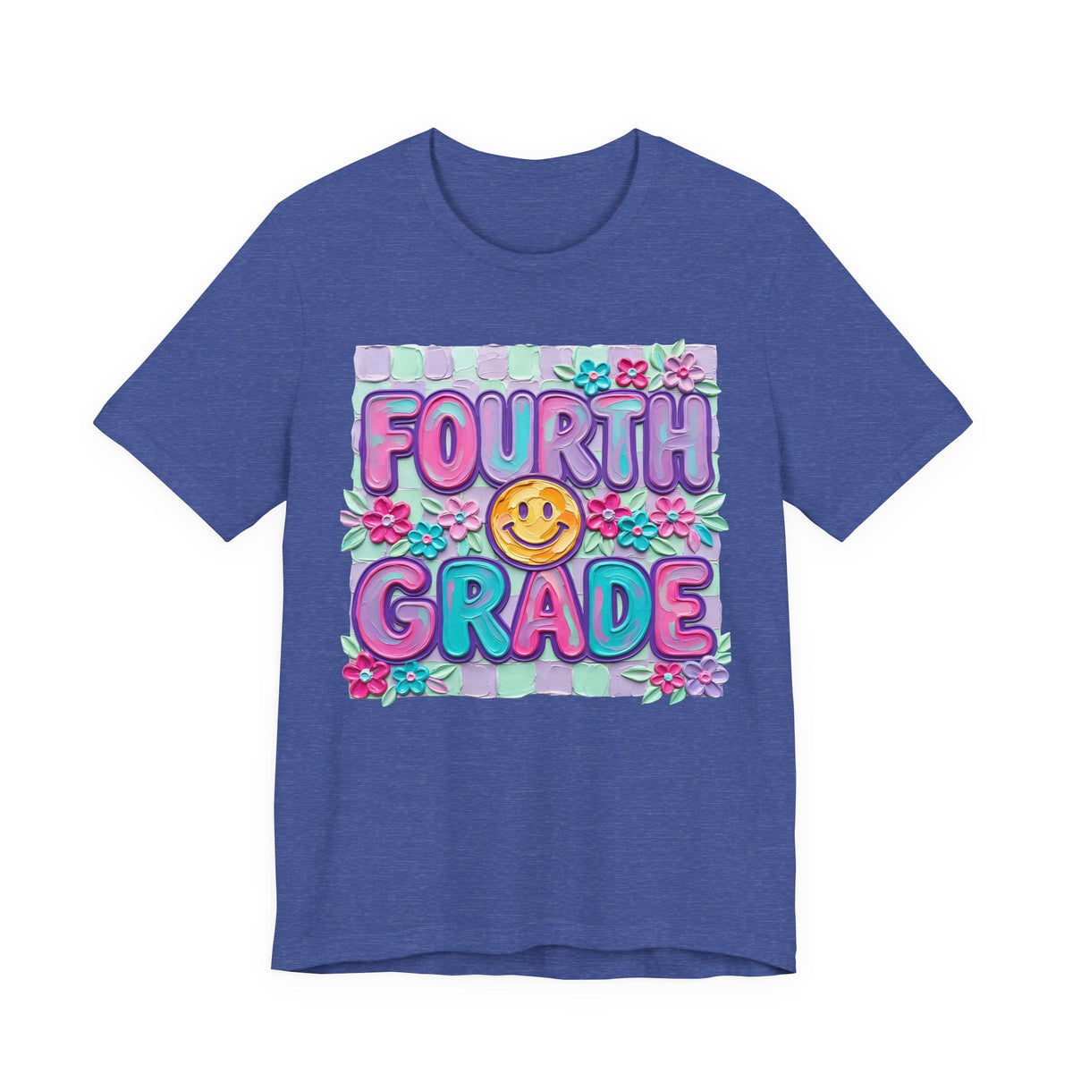 Fourth Grade Smile T-Shirt — Colorful Back-to-School Kids Tee