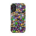 Phone Case — Colorful Emoji & Gamer Sticker Collage Magnetic Impact‑Resistant Case