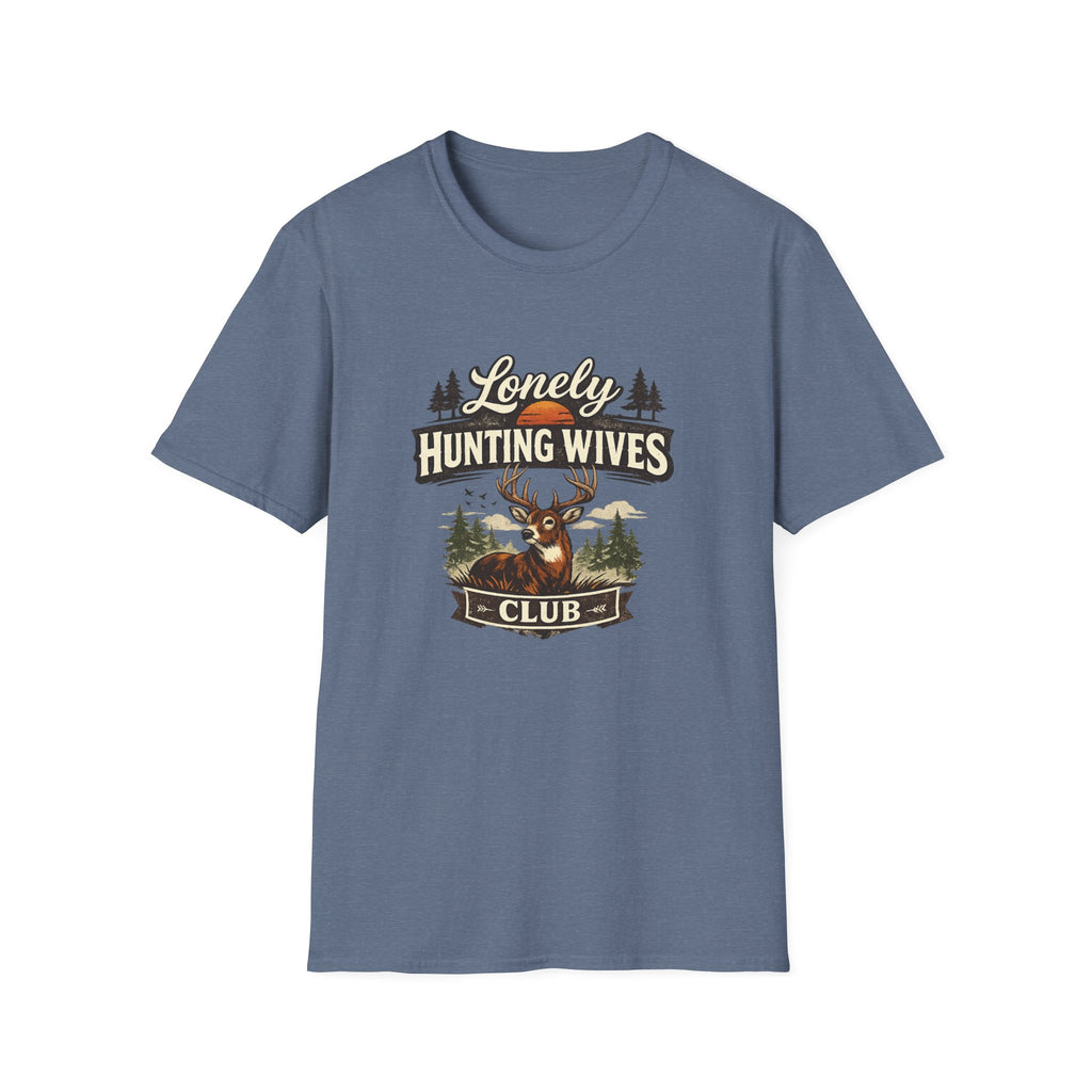 Lonely Hunting Wives T-Shirt — Funny Hunting Wife Graphic Tee