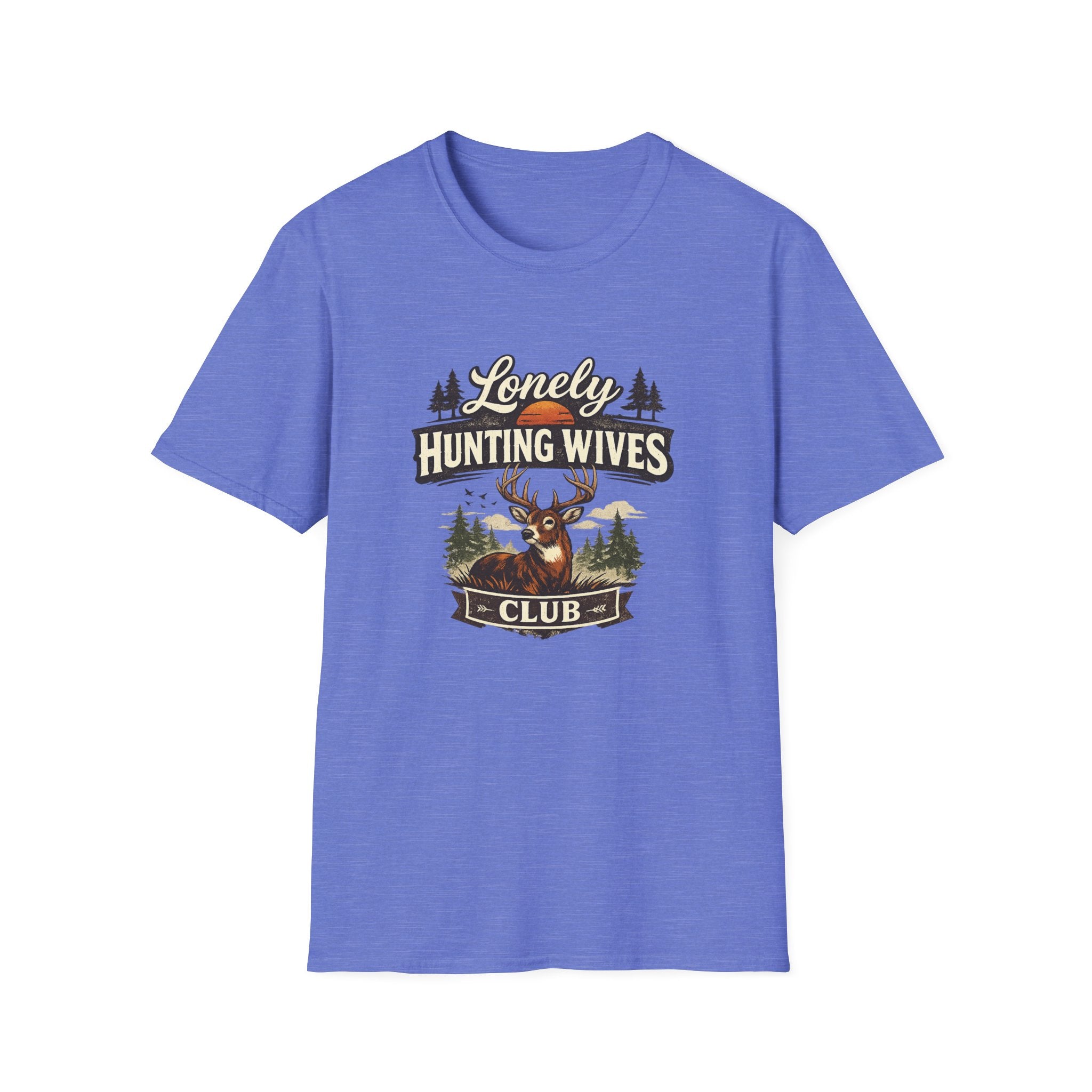 Lonely Hunting Wives T-Shirt — Funny Hunting Wife Graphic Tee