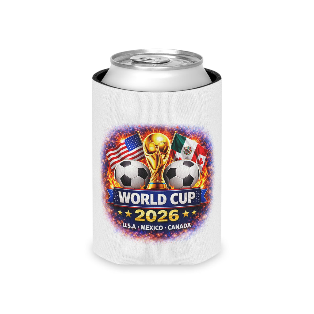 World Cup 2026 Can Cooler – USA Mexico Canada Soccer Koozie