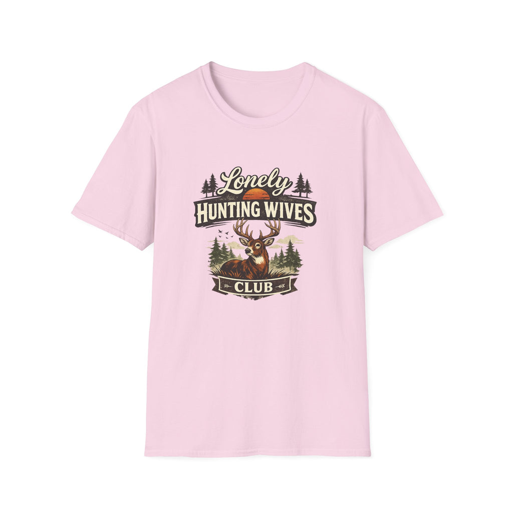 Lonely Hunting Wives T-Shirt — Funny Hunting Wife Graphic Tee