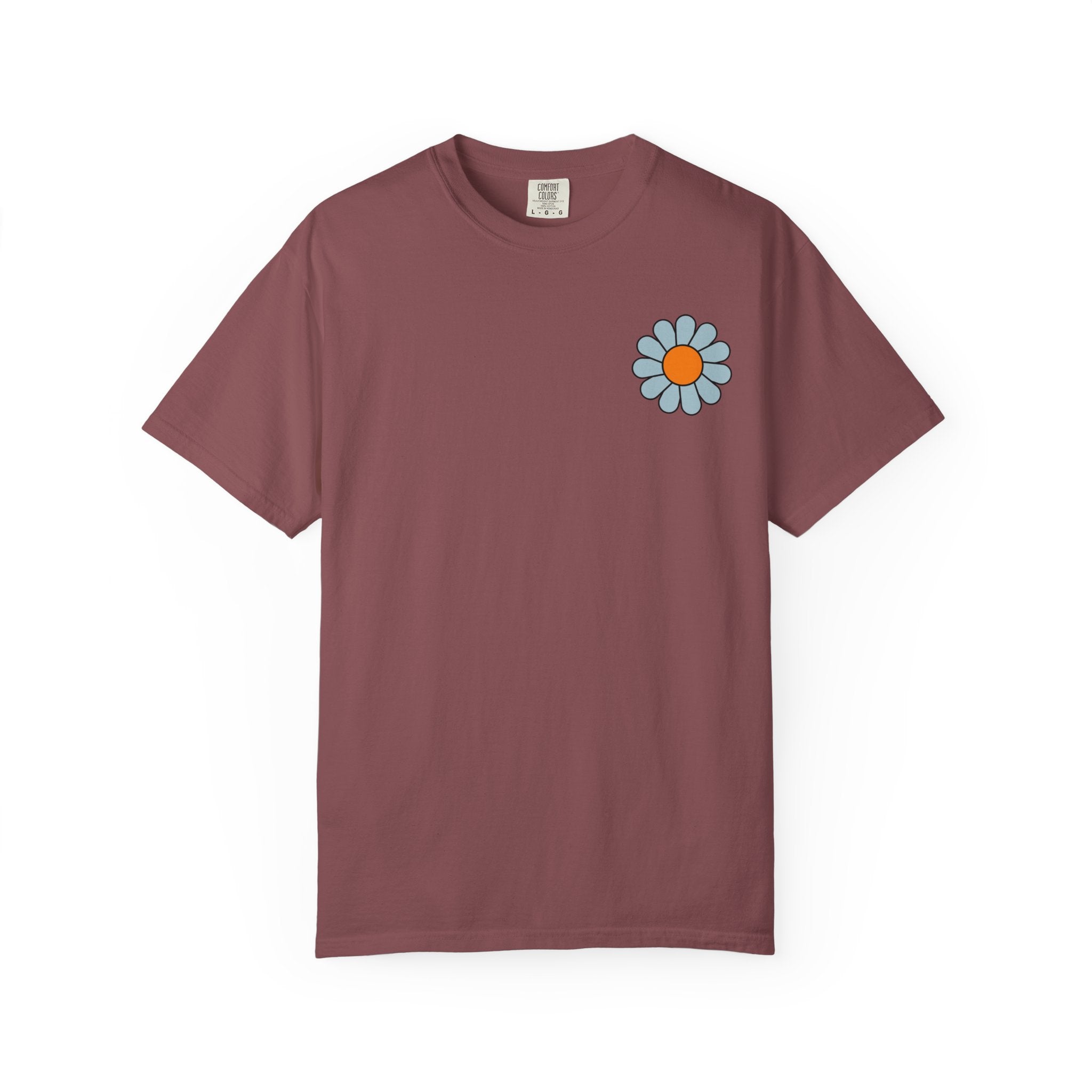 Faith Flower T‑Shirt — “I Sought The Lord And He Heard” Vintage Floral Tee