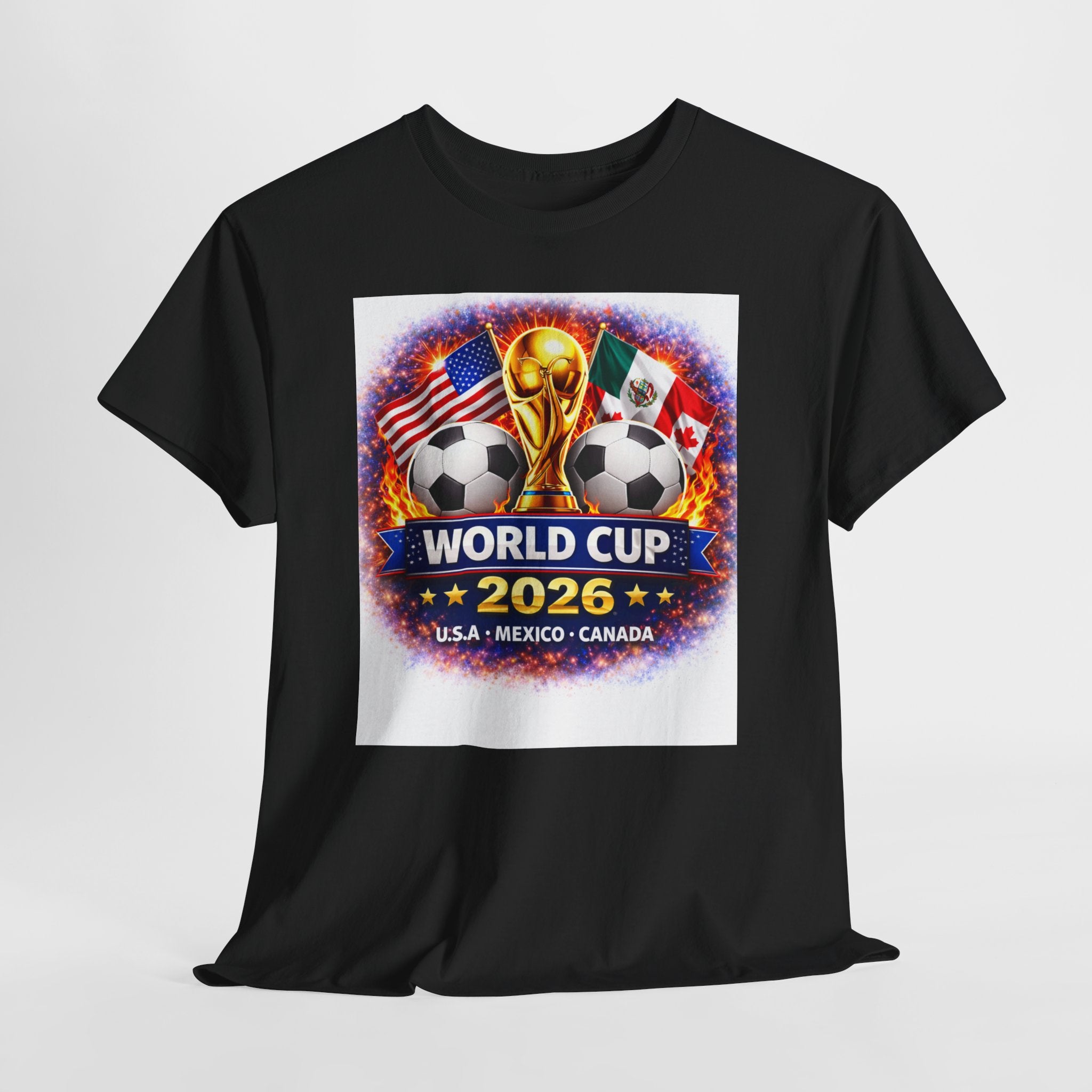 World Cup 2026 Soccer T-Shirt — USA Mexico Canada Tournament Tee