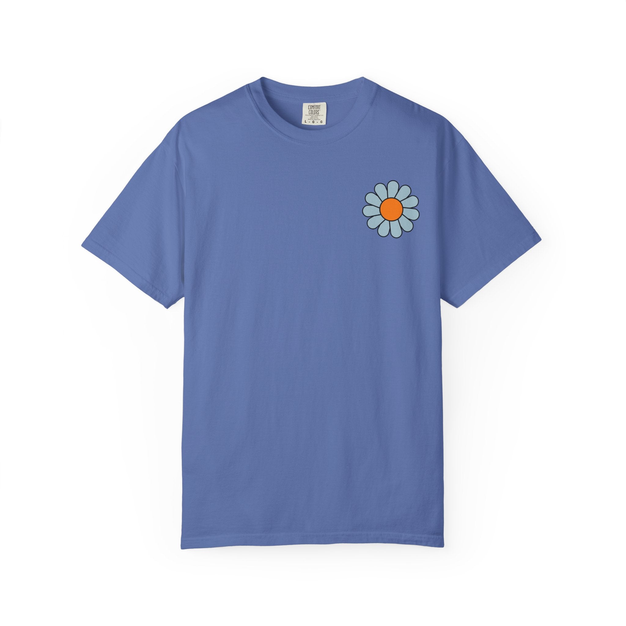 Faith Flower T‑Shirt — “I Sought The Lord And He Heard” Vintage Floral Tee