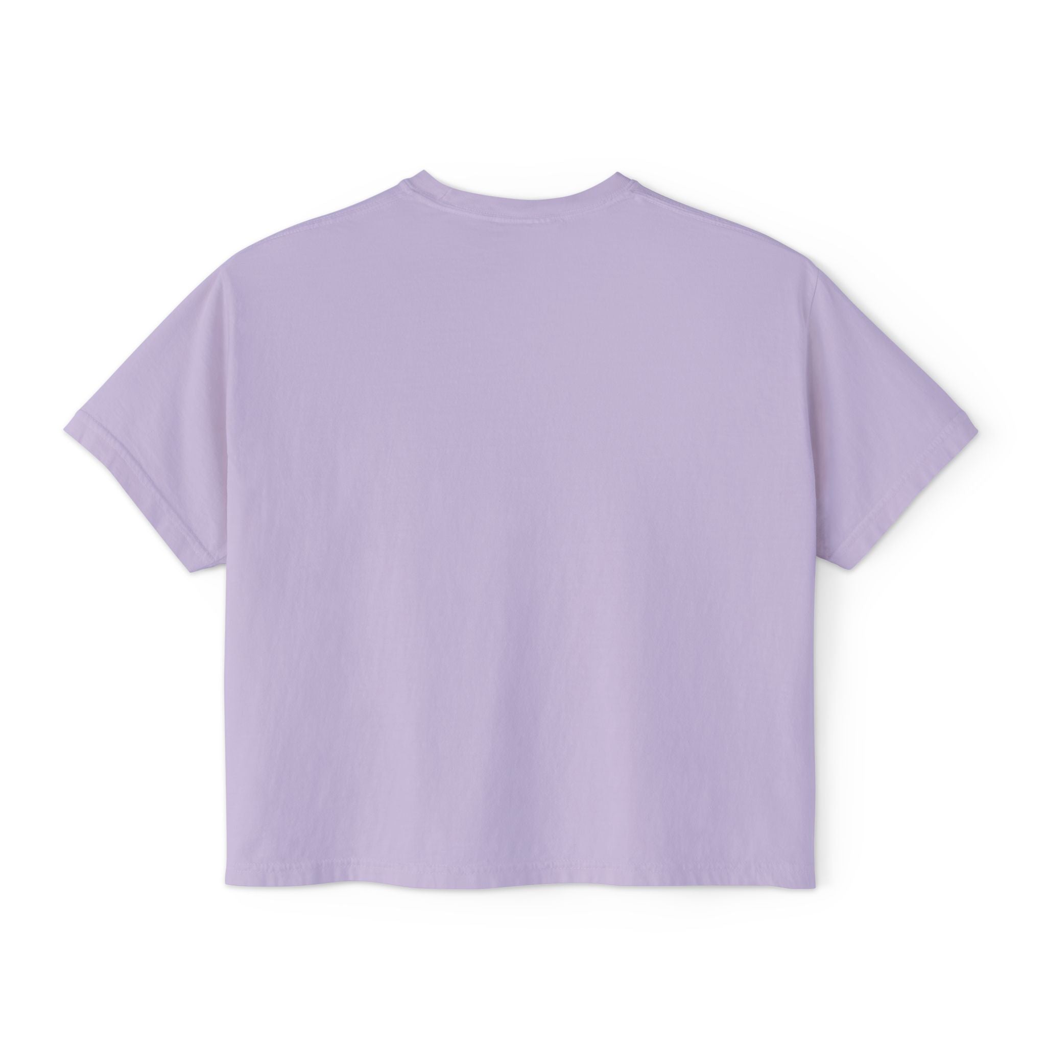 Easy Tiger Boxy Tee — Retro Striped Floral Tiger Graphic Women’s Shirt
