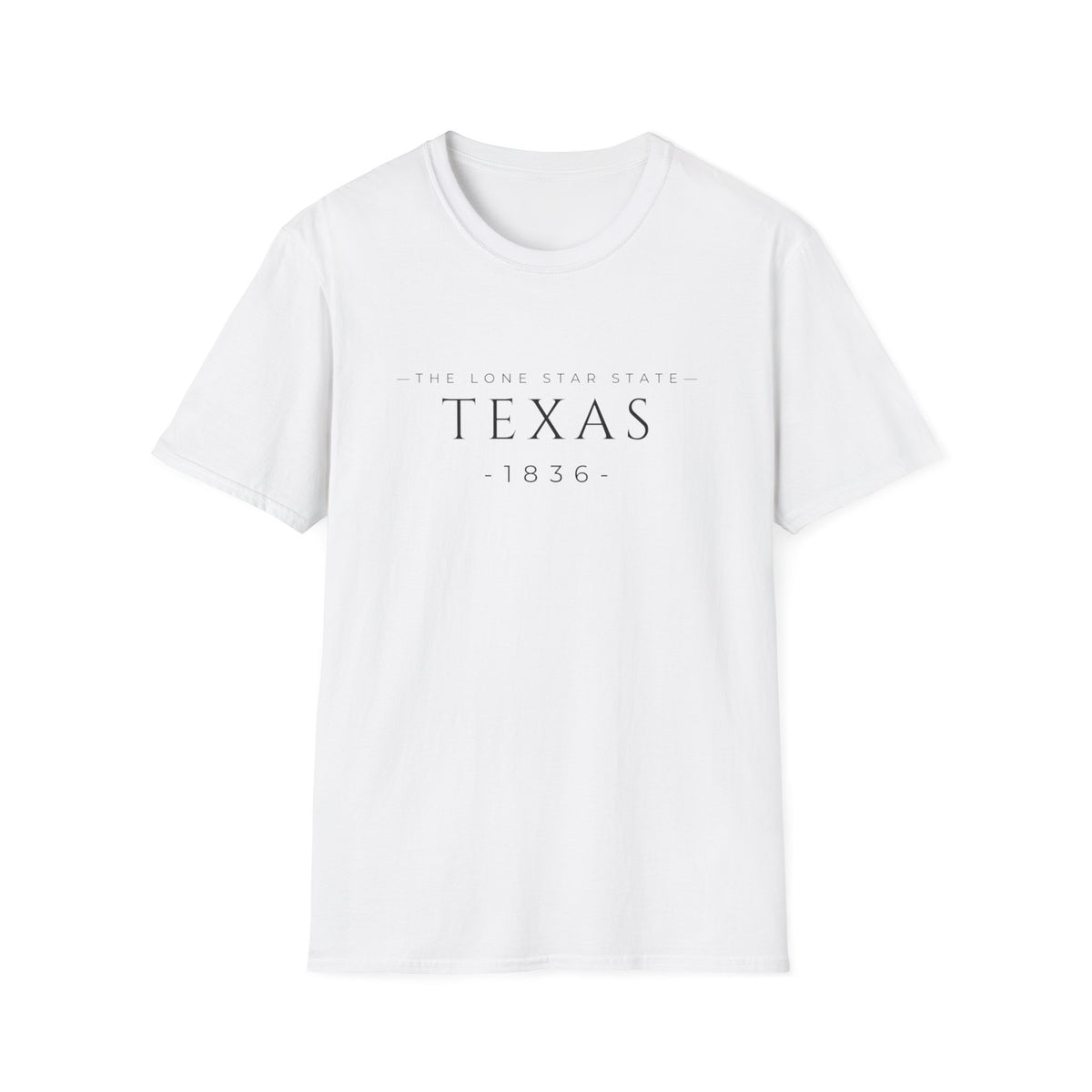 Texas 1836 T-Shirt — The Lone Star State Minimalist Tee