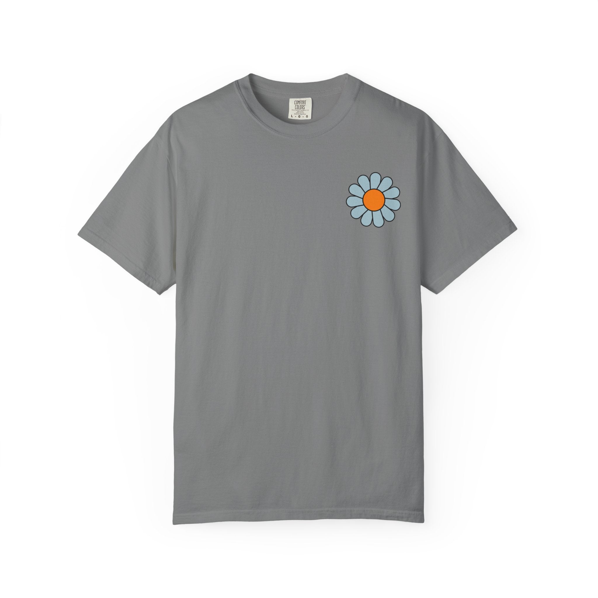 Faith Flower T‑Shirt — “I Sought The Lord And He Heard” Vintage Floral Tee