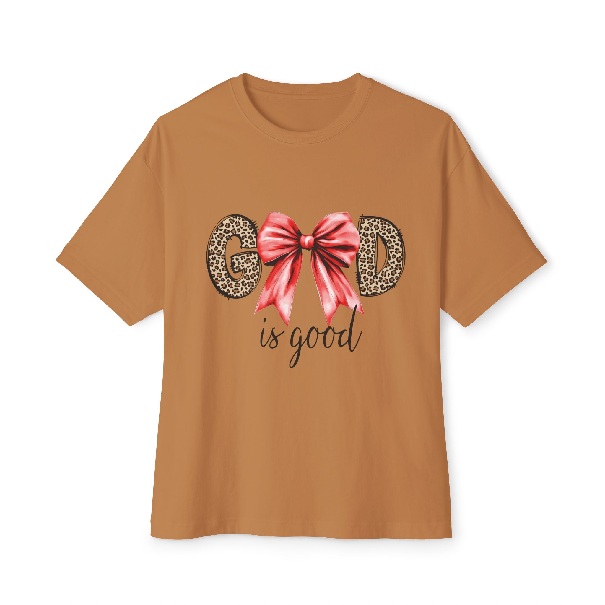 God is Good tee | Leopard letters