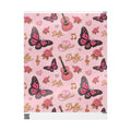 Dolly Pink Butterfly Guitar Wrapping Paper