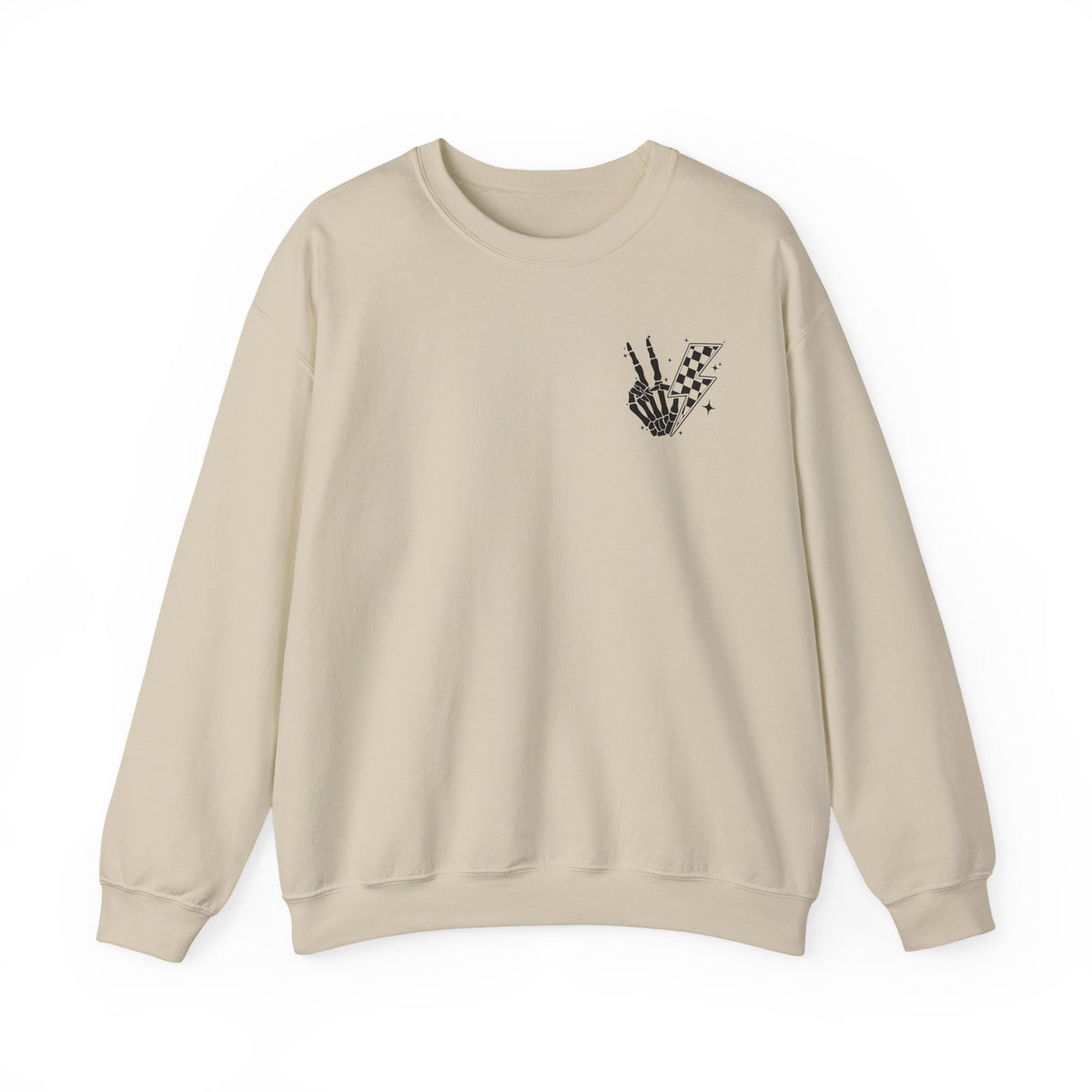 Christian Crewneck Sweatshirt — "I Sought The Lord and He Answered" Graphic