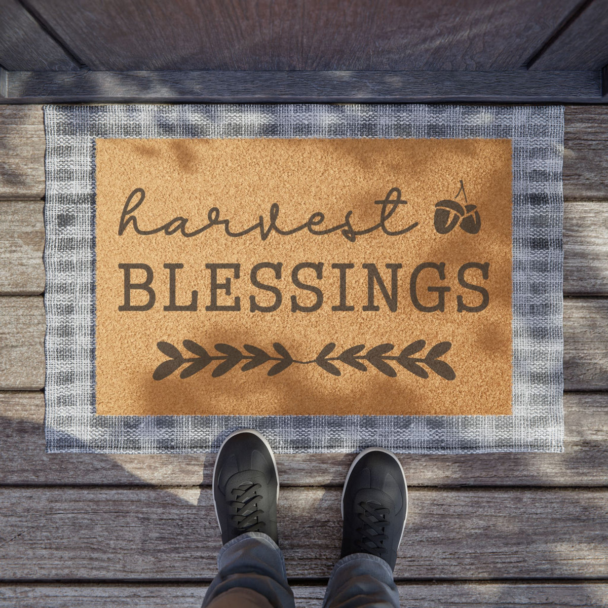 Harvest Blessings Doormat
