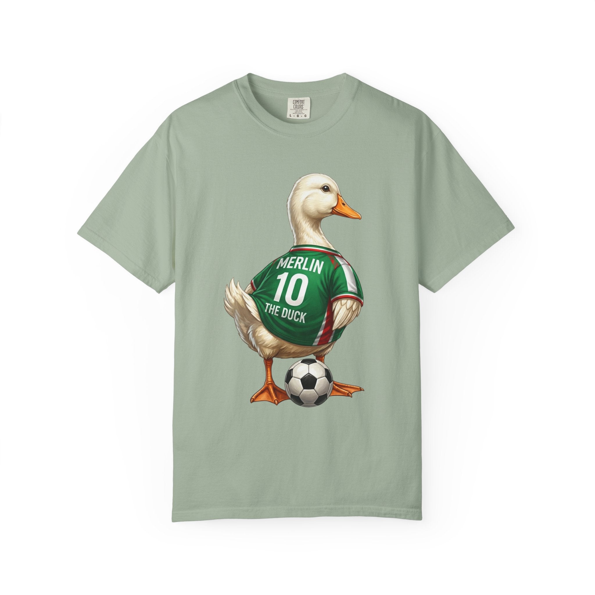 Merlin the Duck Mexican Soccer Mascot T-Shirt — World Cup Fan Tee