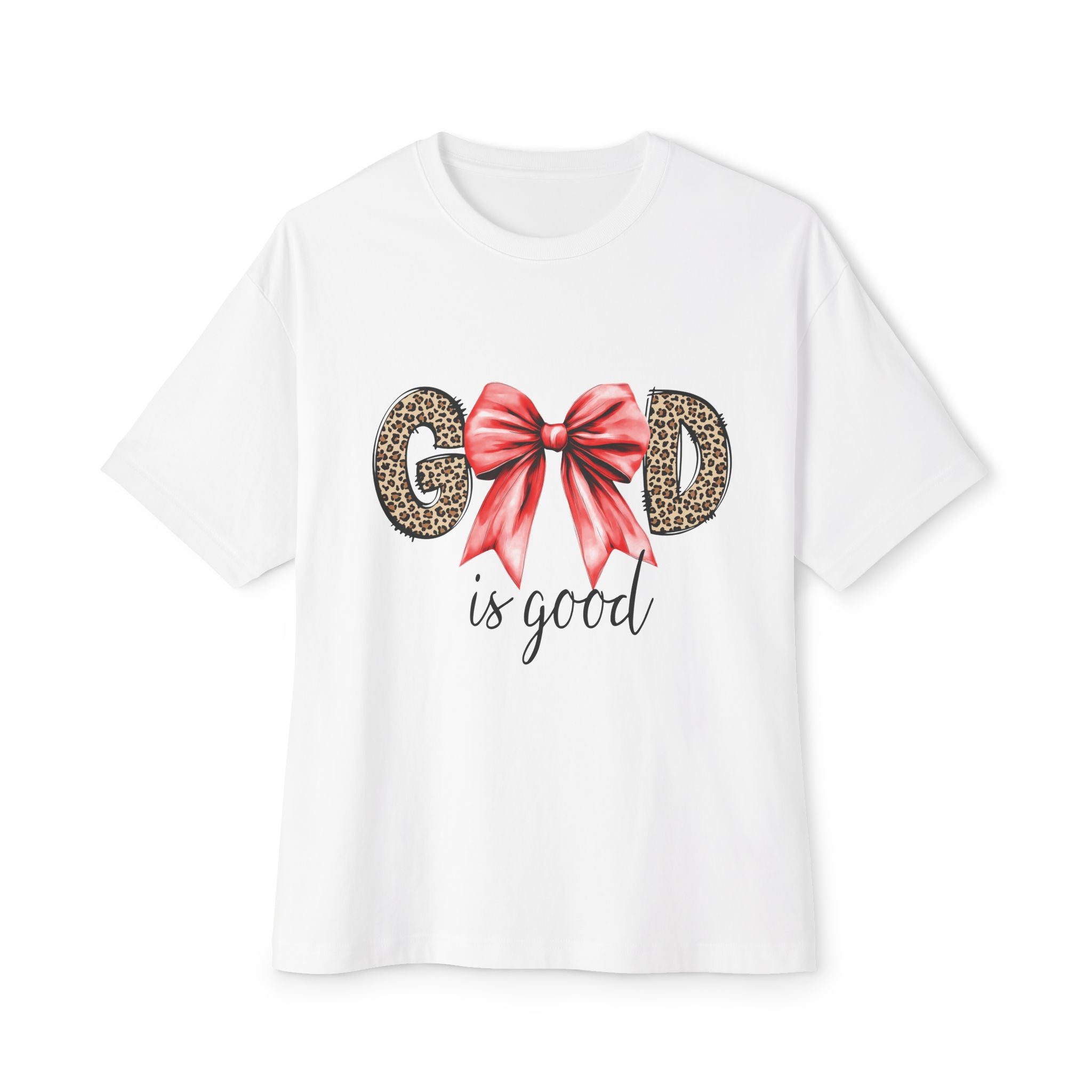God is Good tee | Leopard letters