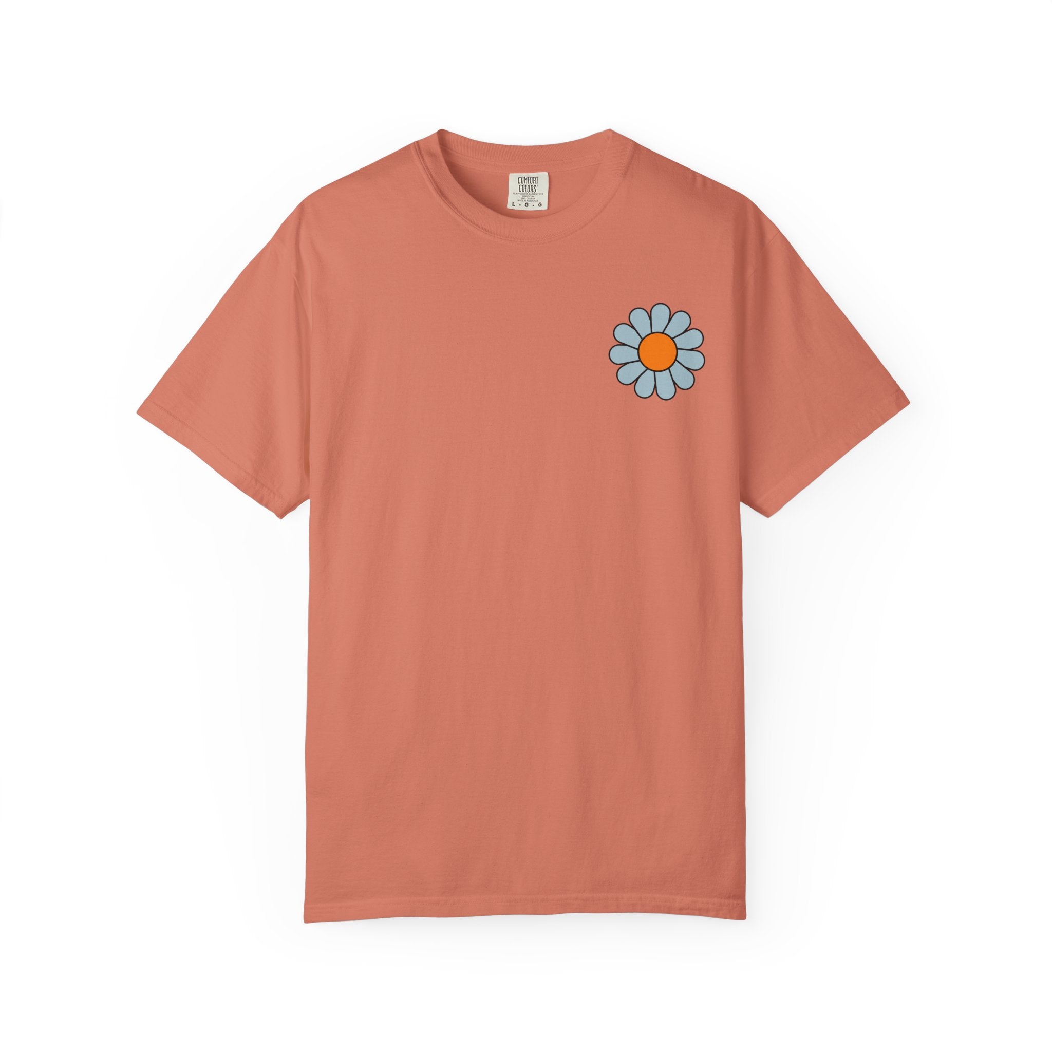 Faith Flower T‑Shirt — “I Sought The Lord And He Heard” Vintage Floral Tee