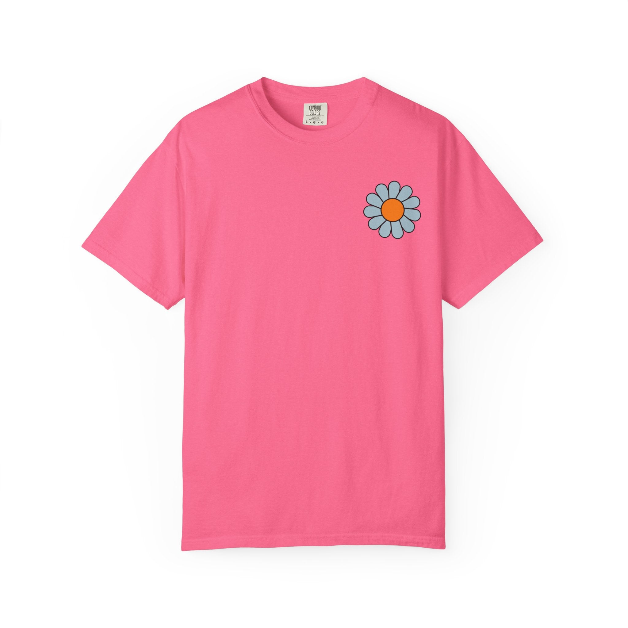 Faith Flower T‑Shirt — “I Sought The Lord And He Heard” Vintage Floral Tee