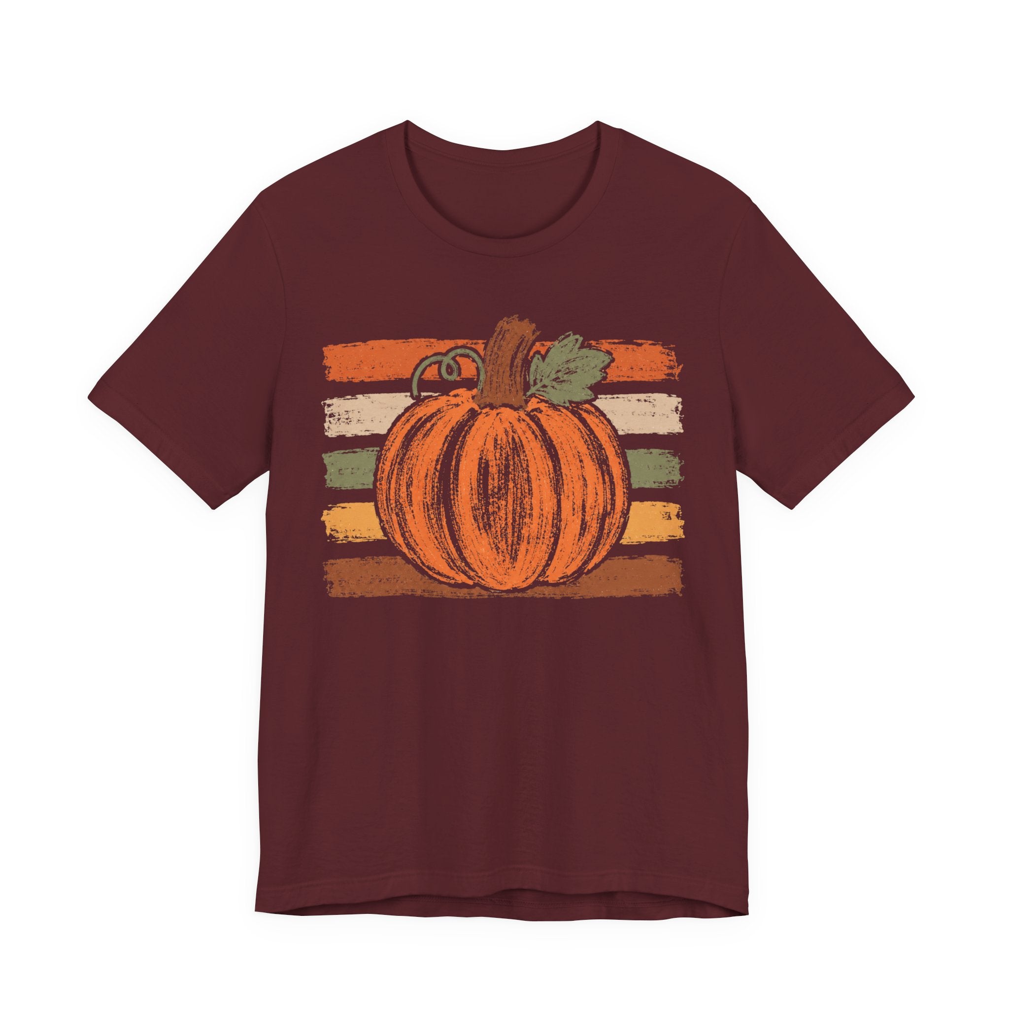 Pumpkin Sketch Tee — Rustic Fall Pumpkin Shirt