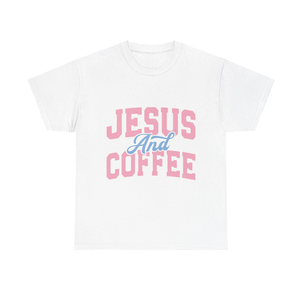 Jesus And Coffee T-Shirt — Christian Graphic Tee for Coffee Lovers