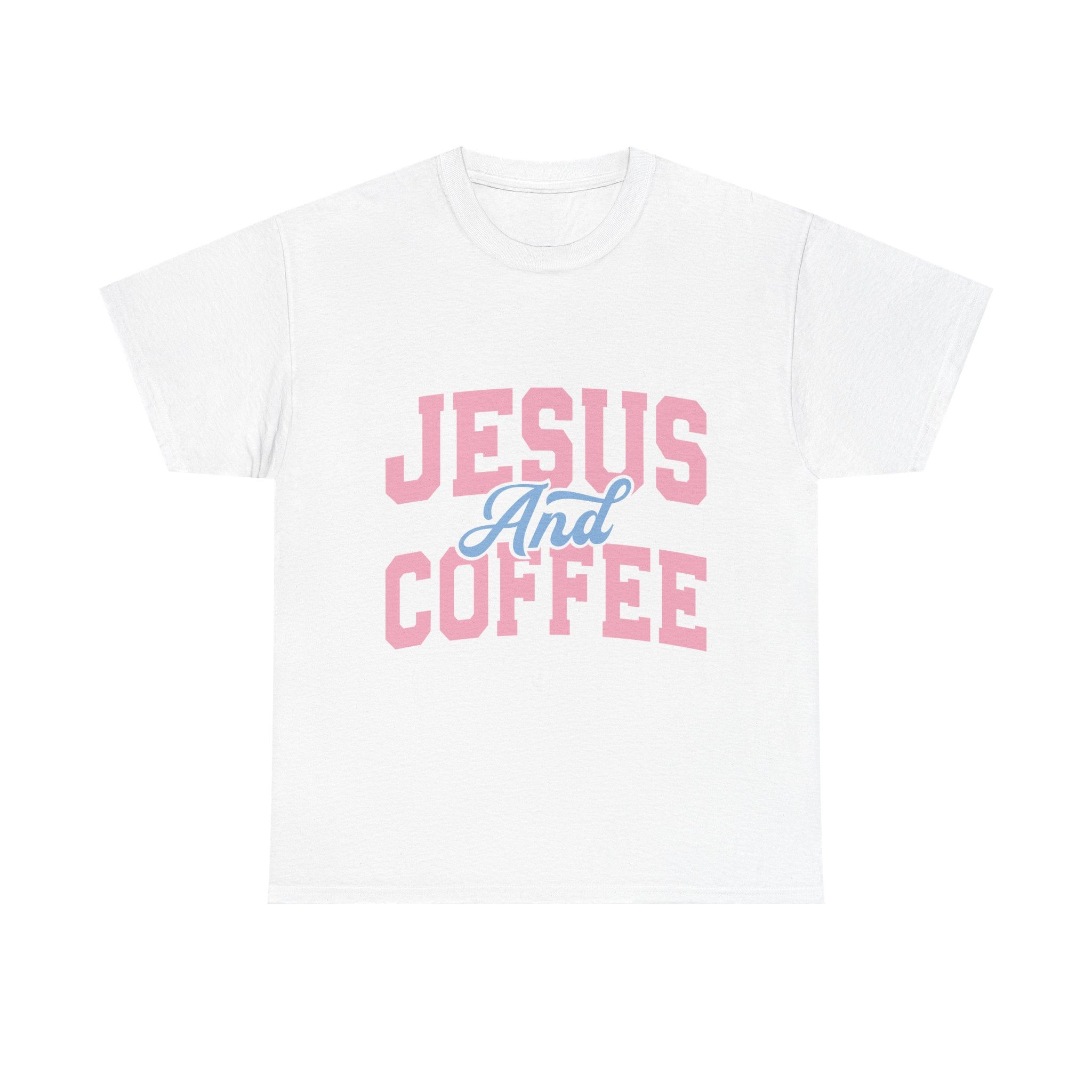 Jesus And Coffee T-Shirt — Christian Graphic Tee for Coffee Lovers