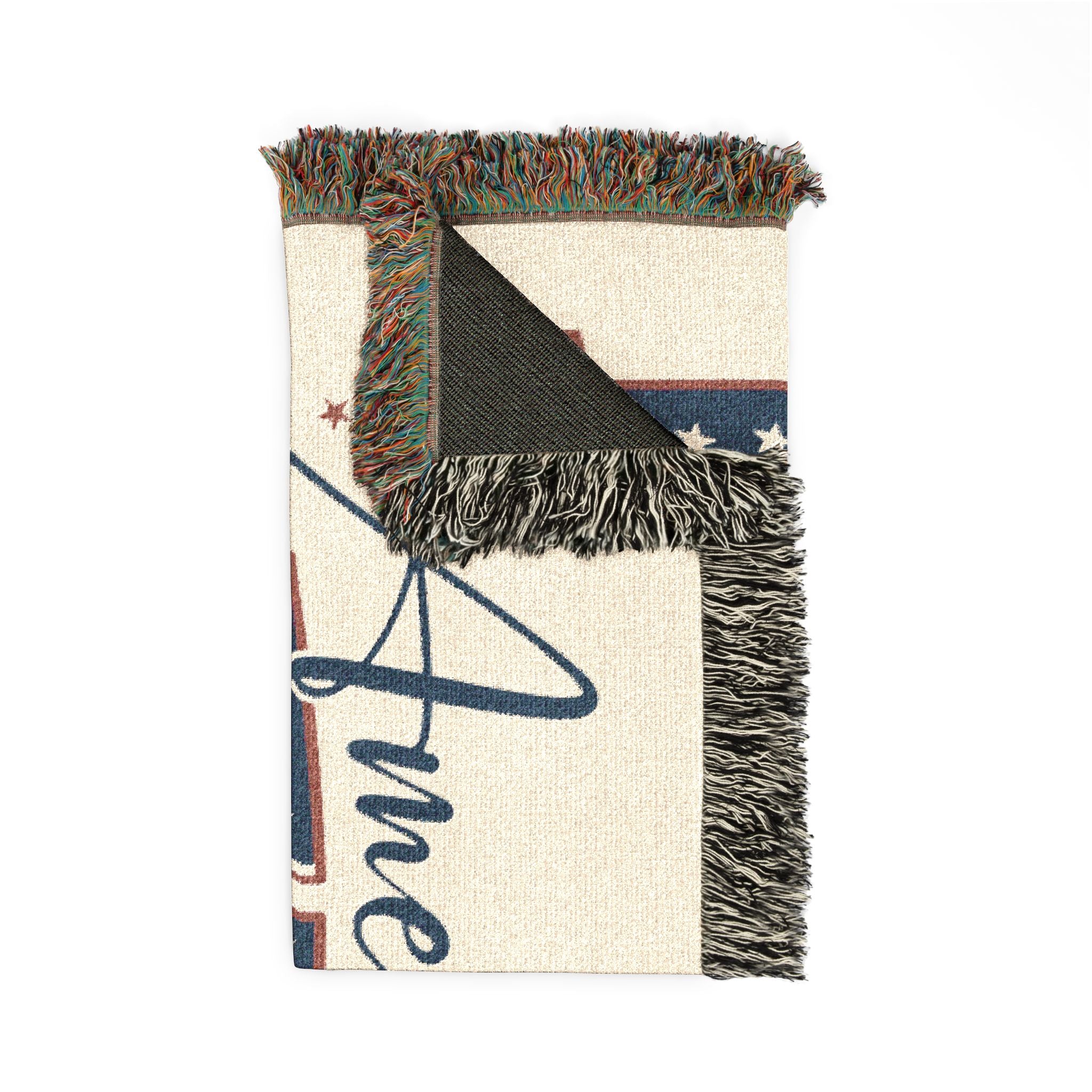 America 1776 Woven Blanket - 250 Years of Freedom Patriotic Throw