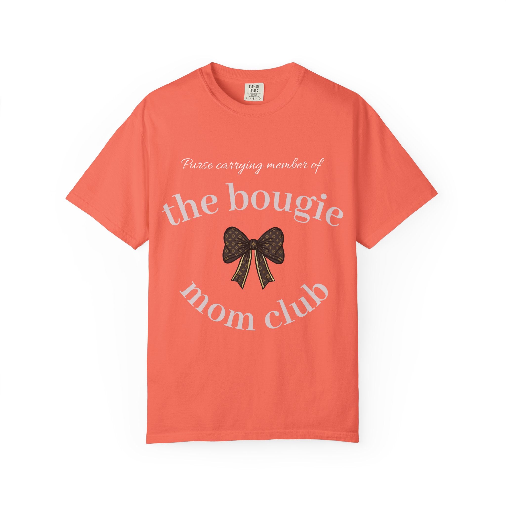 Bougie Mom Club Tee — "Purse Carrying Member" Garment-Dyed Mom Shirt