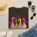 Colorful Patterned Ducks T-Shirt — Whimsical Rainbow Duck Graphic Tee