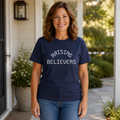 Raising Believers T-Shirt — Faith-Based Christian Tee for Parents & Families
